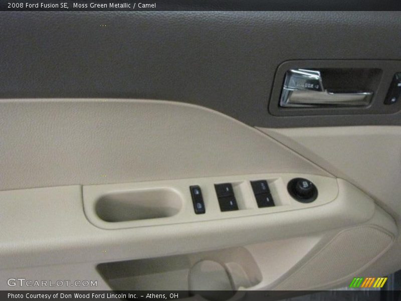 Moss Green Metallic / Camel 2008 Ford Fusion SE
