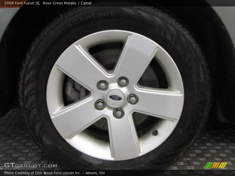 Moss Green Metallic / Camel 2008 Ford Fusion SE