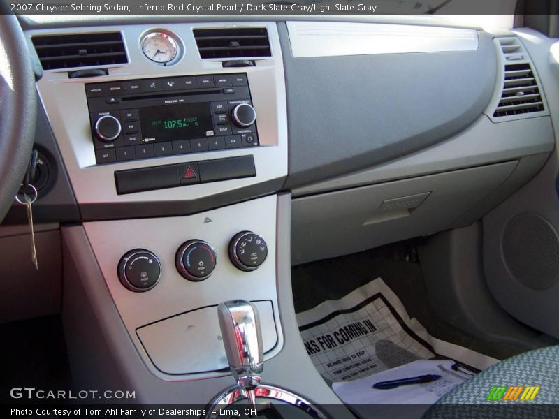 Inferno Red Crystal Pearl / Dark Slate Gray/Light Slate Gray 2007 Chrysler Sebring Sedan
