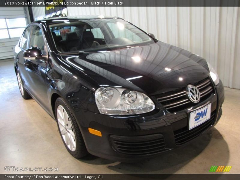 Black / Titan Black 2010 Volkswagen Jetta Wolfsburg Edition Sedan