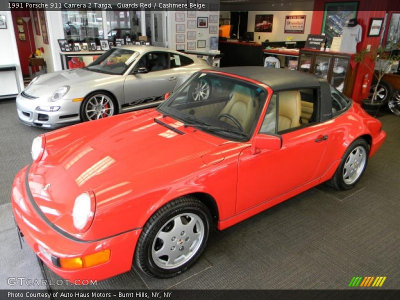 Front 3/4 View of 1991 911 Carrera 2 Targa
