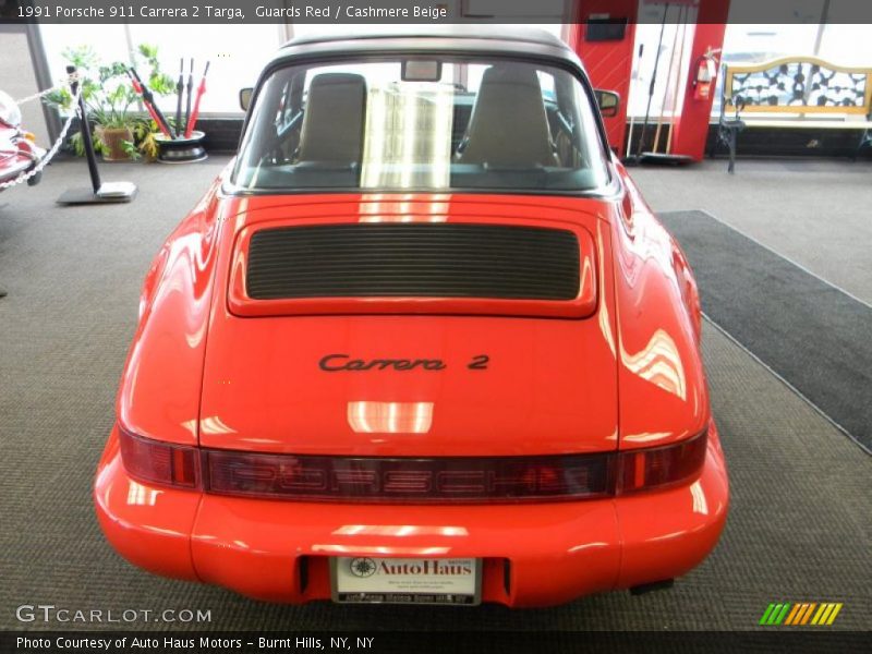  1991 911 Carrera 2 Targa Guards Red