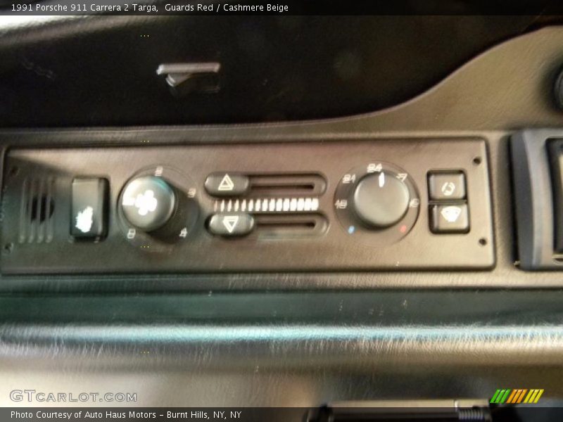 Controls of 1991 911 Carrera 2 Targa