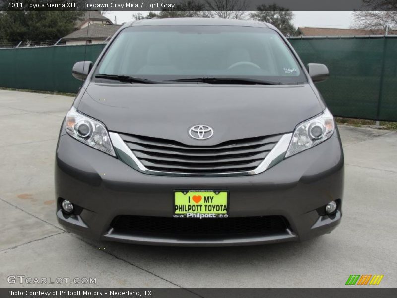 Predawn Gray Mica / Light Gray 2011 Toyota Sienna XLE