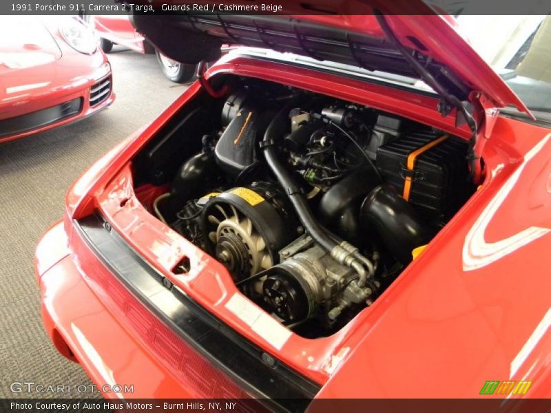 Guards Red / Cashmere Beige 1991 Porsche 911 Carrera 2 Targa