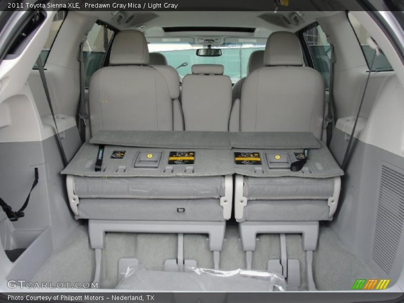  2011 Sienna XLE Light Gray Interior