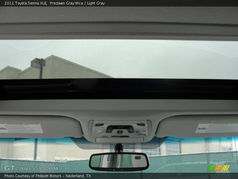 Predawn Gray Mica / Light Gray 2011 Toyota Sienna XLE