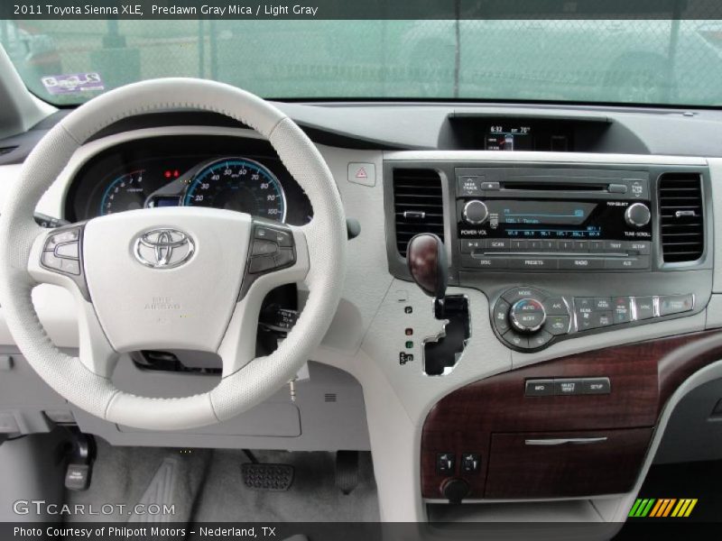 Dashboard of 2011 Sienna XLE