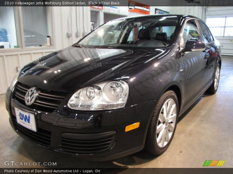 Black / Titan Black 2010 Volkswagen Jetta Wolfsburg Edition Sedan