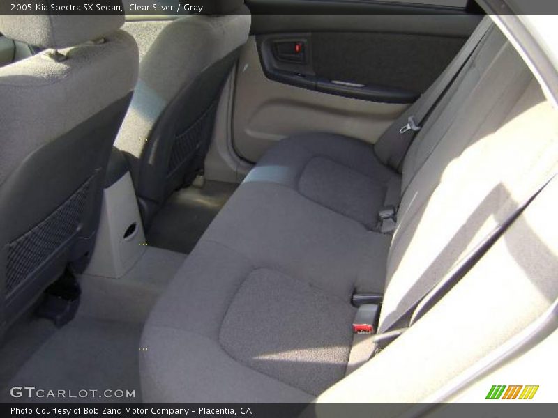 Clear Silver / Gray 2005 Kia Spectra SX Sedan