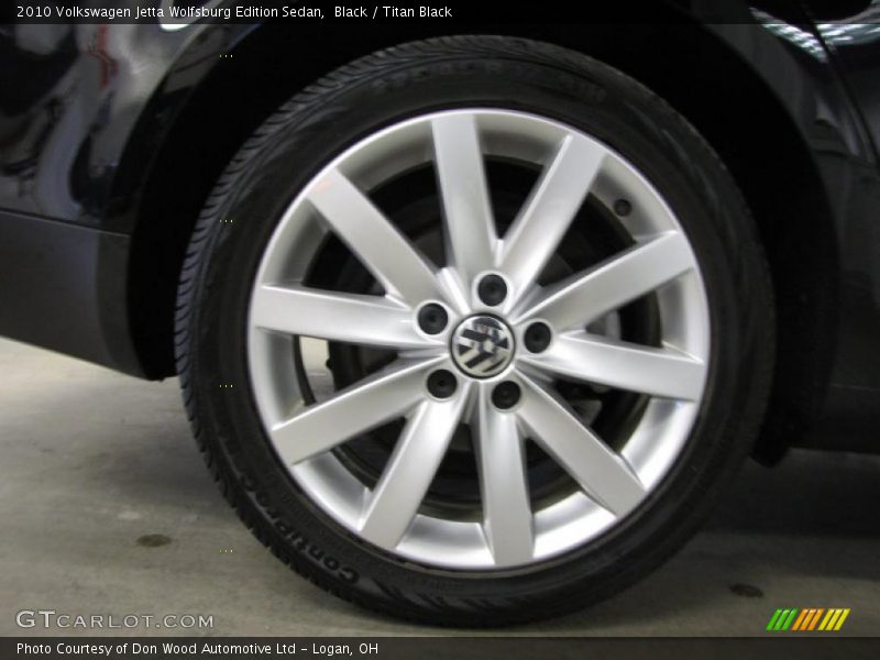 Black / Titan Black 2010 Volkswagen Jetta Wolfsburg Edition Sedan
