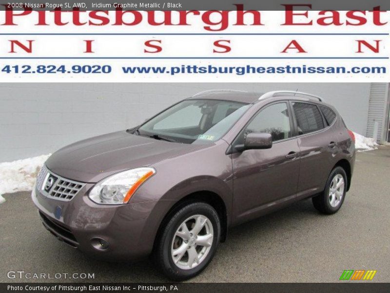 Iridium Graphite Metallic / Black 2008 Nissan Rogue SL AWD