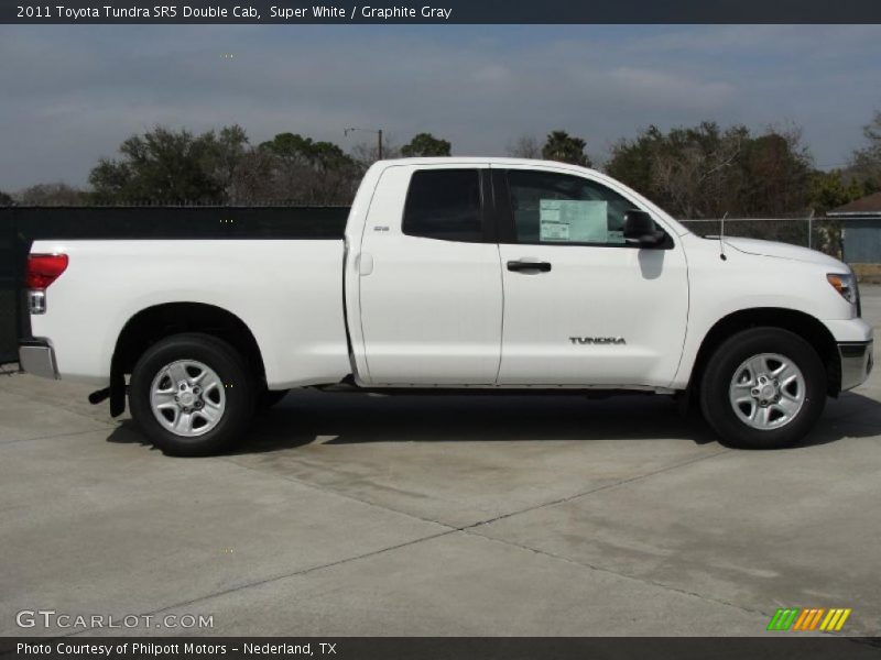 Super White / Graphite Gray 2011 Toyota Tundra SR5 Double Cab