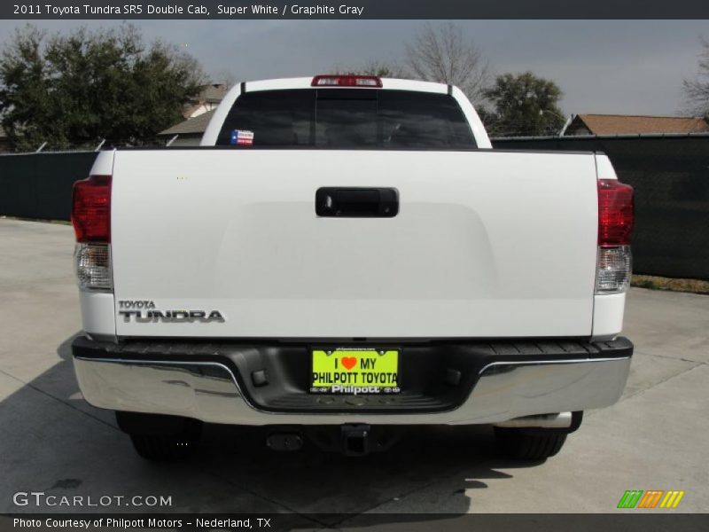 Super White / Graphite Gray 2011 Toyota Tundra SR5 Double Cab