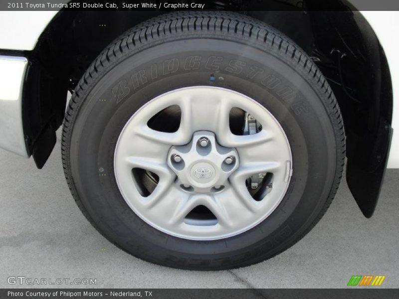 Super White / Graphite Gray 2011 Toyota Tundra SR5 Double Cab