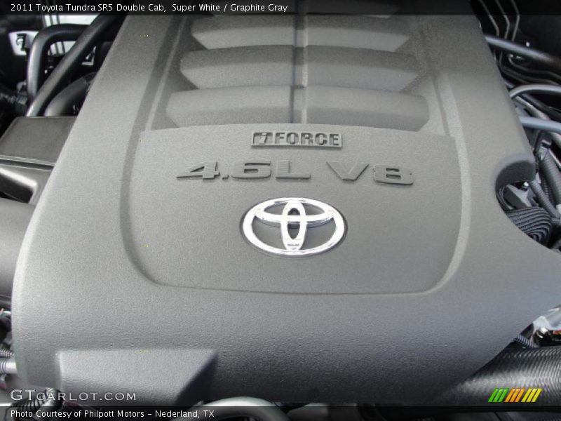 Super White / Graphite Gray 2011 Toyota Tundra SR5 Double Cab