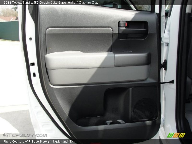 Super White / Graphite Gray 2011 Toyota Tundra SR5 Double Cab