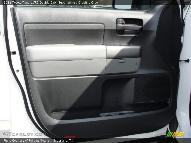 Super White / Graphite Gray 2011 Toyota Tundra SR5 Double Cab