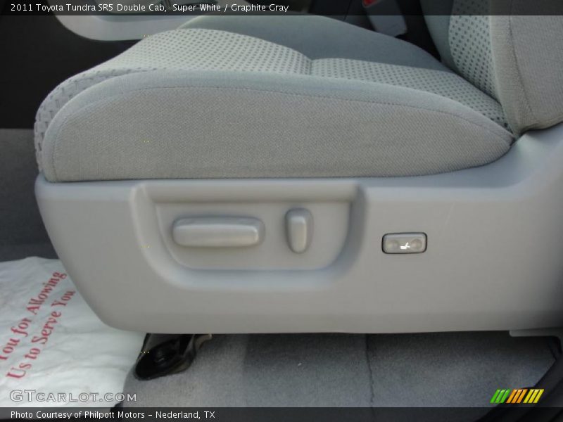 Super White / Graphite Gray 2011 Toyota Tundra SR5 Double Cab