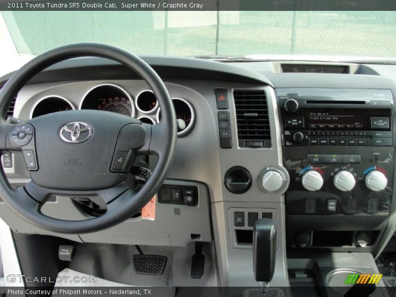 Super White / Graphite Gray 2011 Toyota Tundra SR5 Double Cab