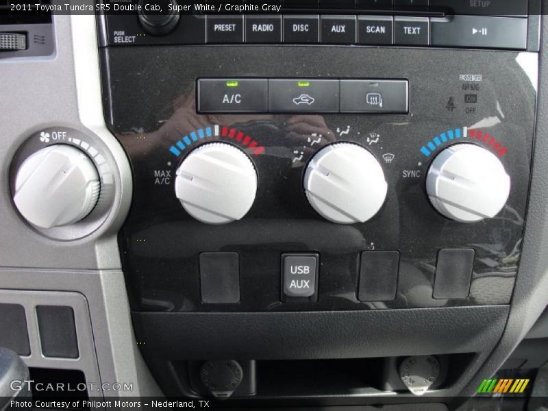 Super White / Graphite Gray 2011 Toyota Tundra SR5 Double Cab