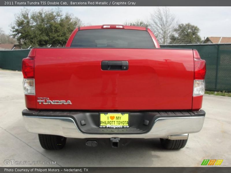 Barcelona Red Metallic / Graphite Gray 2011 Toyota Tundra TSS Double Cab