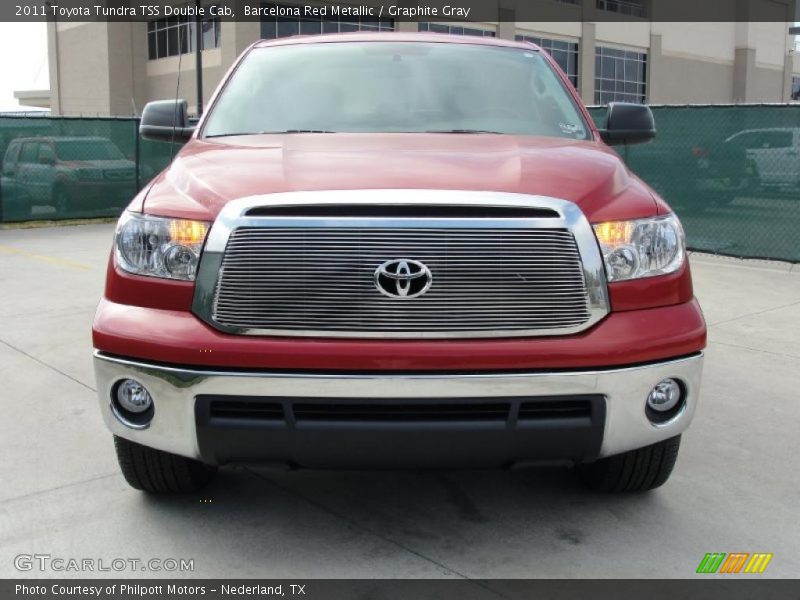 Barcelona Red Metallic / Graphite Gray 2011 Toyota Tundra TSS Double Cab
