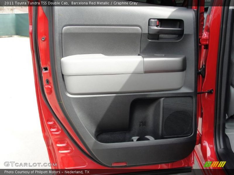 Barcelona Red Metallic / Graphite Gray 2011 Toyota Tundra TSS Double Cab