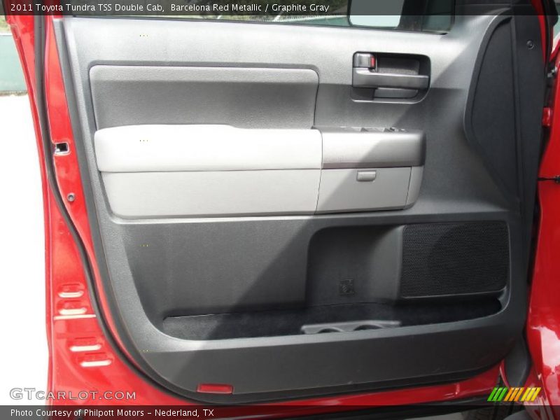 Barcelona Red Metallic / Graphite Gray 2011 Toyota Tundra TSS Double Cab