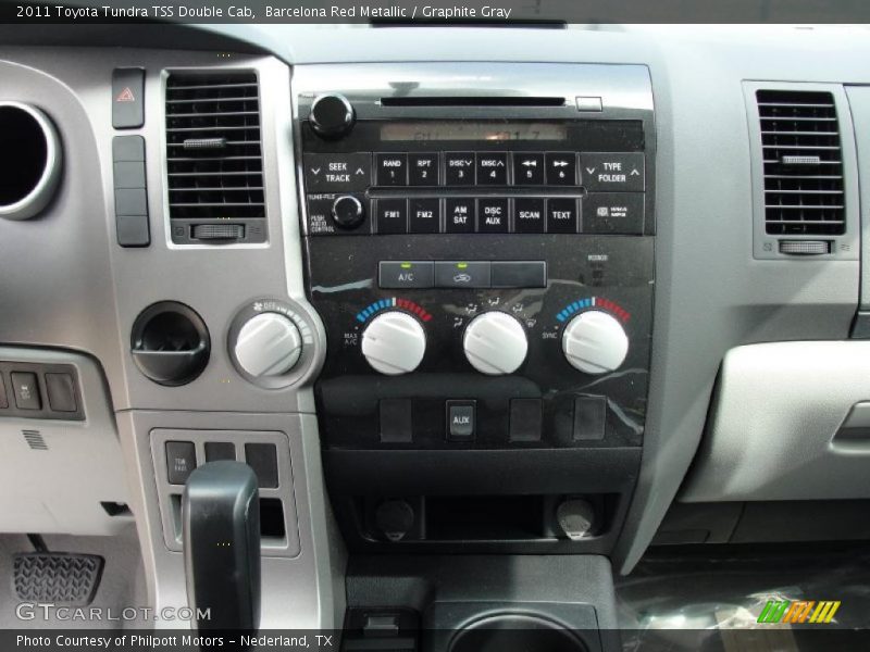 Controls of 2011 Tundra TSS Double Cab