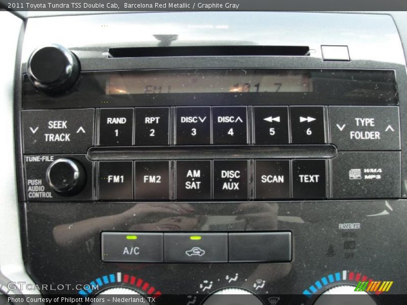 Controls of 2011 Tundra TSS Double Cab