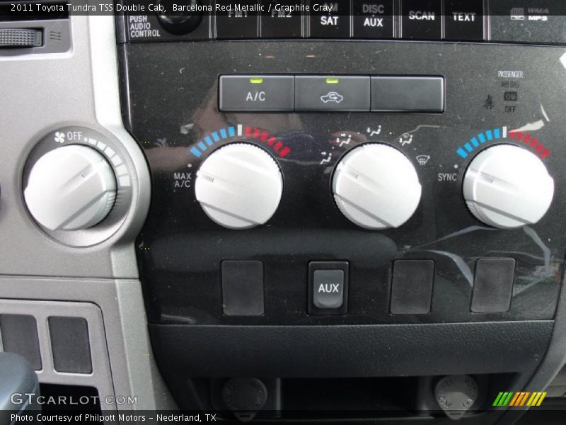 Controls of 2011 Tundra TSS Double Cab