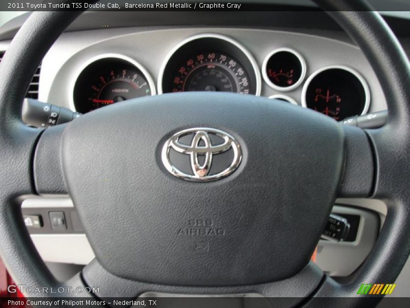 Barcelona Red Metallic / Graphite Gray 2011 Toyota Tundra TSS Double Cab