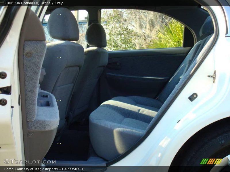 White / Gray 2006 Kia Optima LX