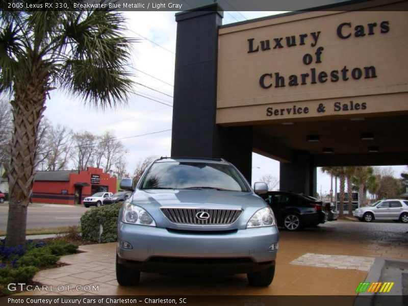 Breakwater Blue Metallic / Light Gray 2005 Lexus RX 330