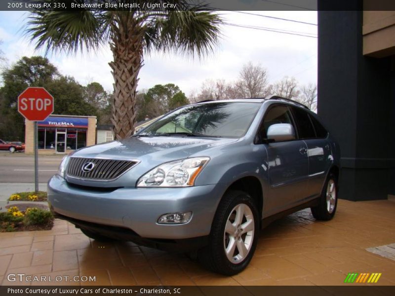 Breakwater Blue Metallic / Light Gray 2005 Lexus RX 330