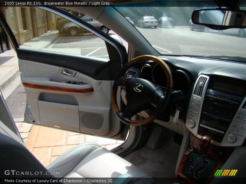 Breakwater Blue Metallic / Light Gray 2005 Lexus RX 330