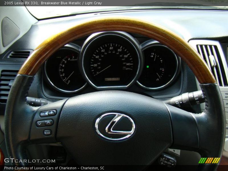 Breakwater Blue Metallic / Light Gray 2005 Lexus RX 330