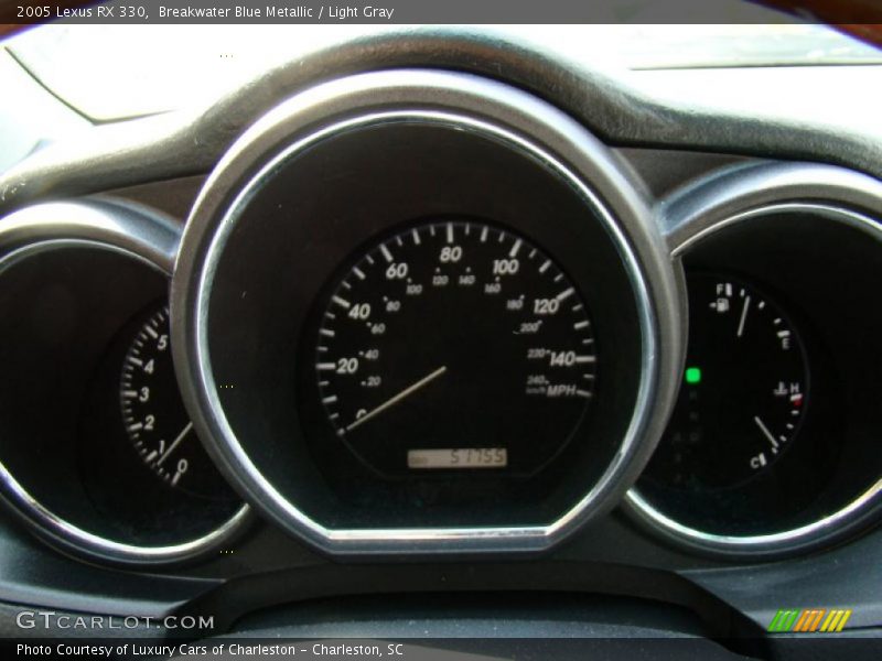 Breakwater Blue Metallic / Light Gray 2005 Lexus RX 330
