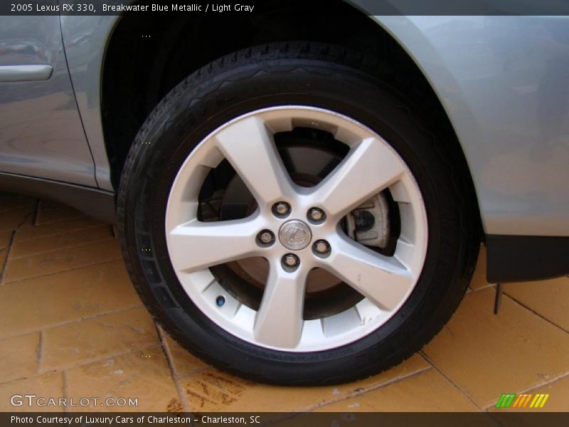 Breakwater Blue Metallic / Light Gray 2005 Lexus RX 330