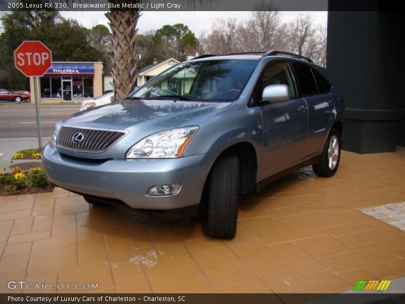 Breakwater Blue Metallic / Light Gray 2005 Lexus RX 330