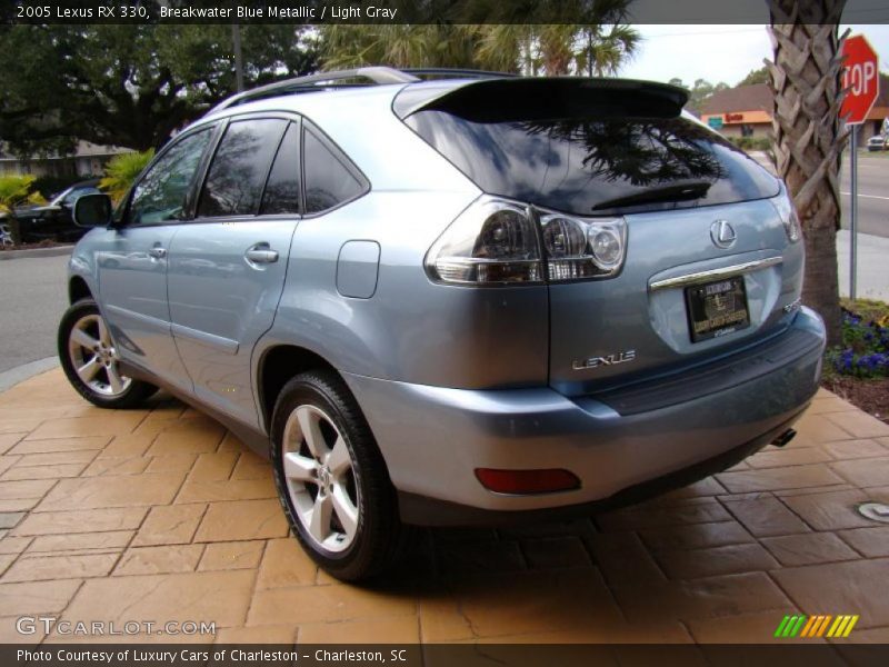 Breakwater Blue Metallic / Light Gray 2005 Lexus RX 330