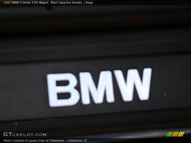 Black Sapphire Metallic / Beige 2007 BMW 3 Series 328i Wagon