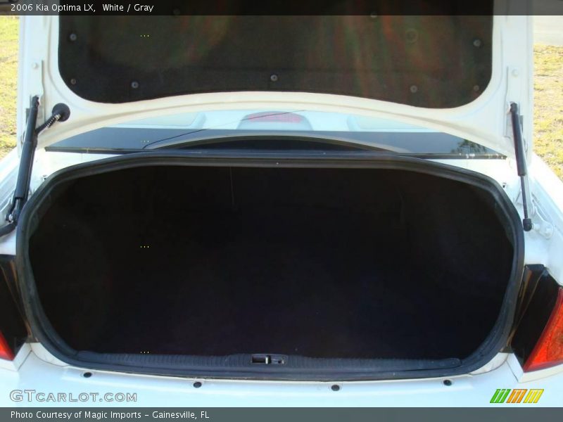 White / Gray 2006 Kia Optima LX