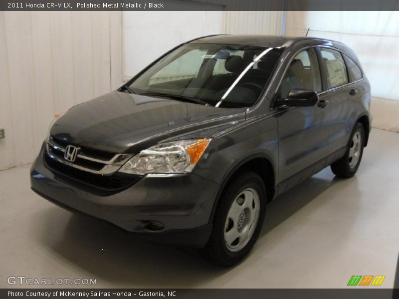 Polished Metal Metallic / Black 2011 Honda CR-V LX
