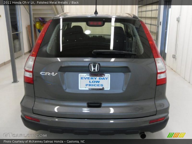 Polished Metal Metallic / Black 2011 Honda CR-V LX