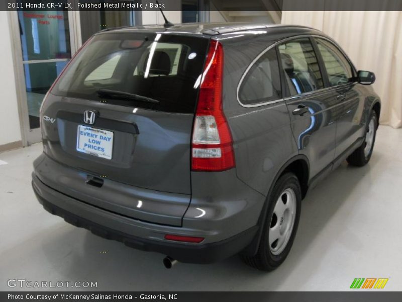 Polished Metal Metallic / Black 2011 Honda CR-V LX
