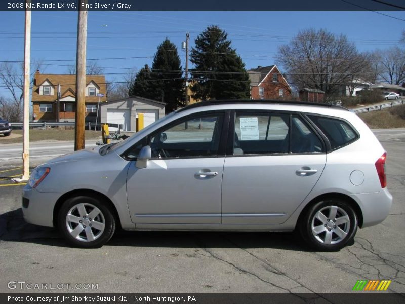 Fine Silver / Gray 2008 Kia Rondo LX V6