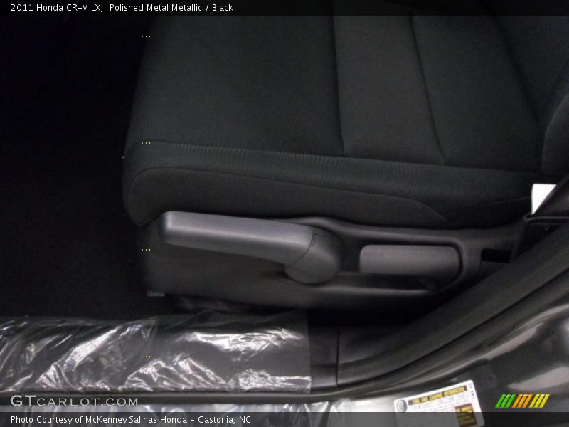 Polished Metal Metallic / Black 2011 Honda CR-V LX