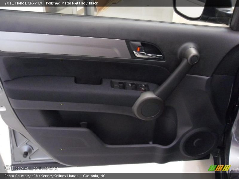 Polished Metal Metallic / Black 2011 Honda CR-V LX
